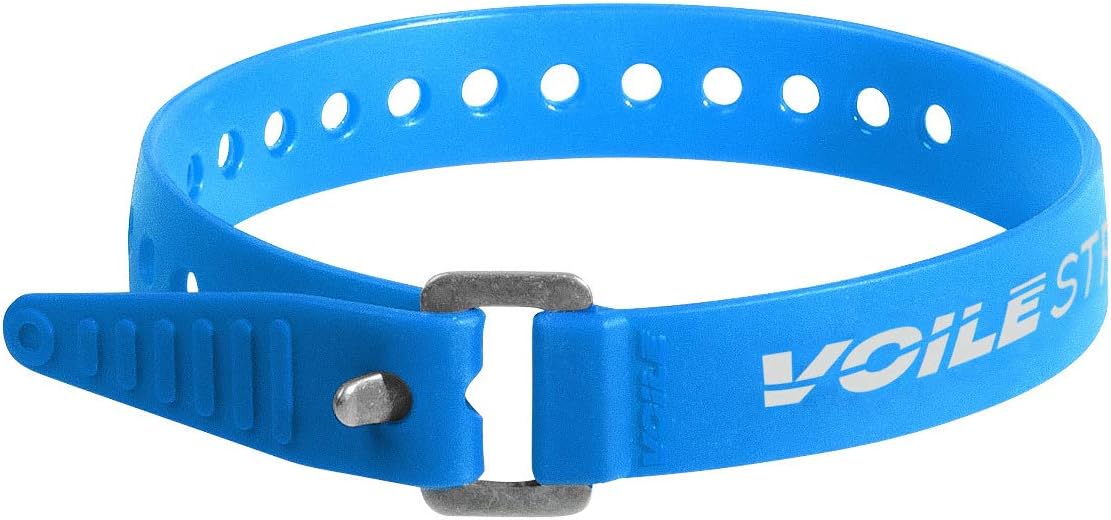 Voile Straps - 15" Aluminum Buckle Cyan