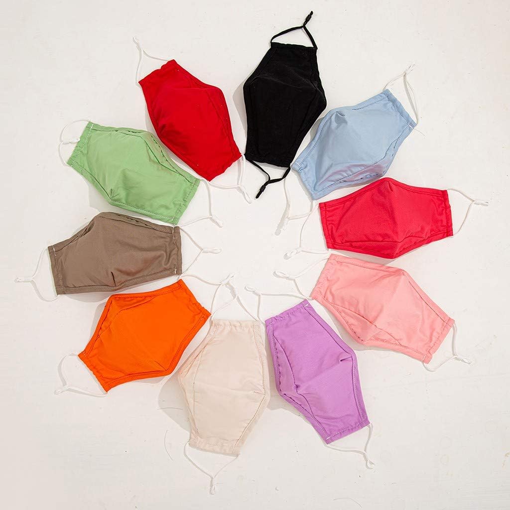 10 PCS Face Bandanas, Reusable and Washable (10pc)