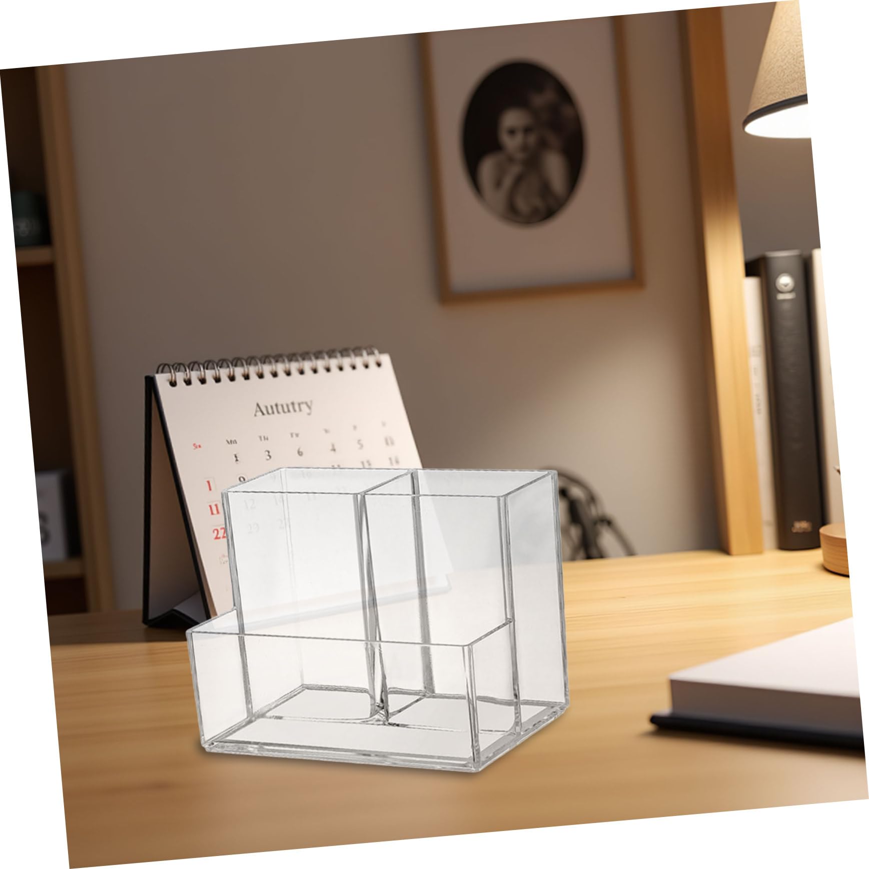 Porte-crayons en Plastique 4pcs Ps à 3 Compartiments Présent Rentrée