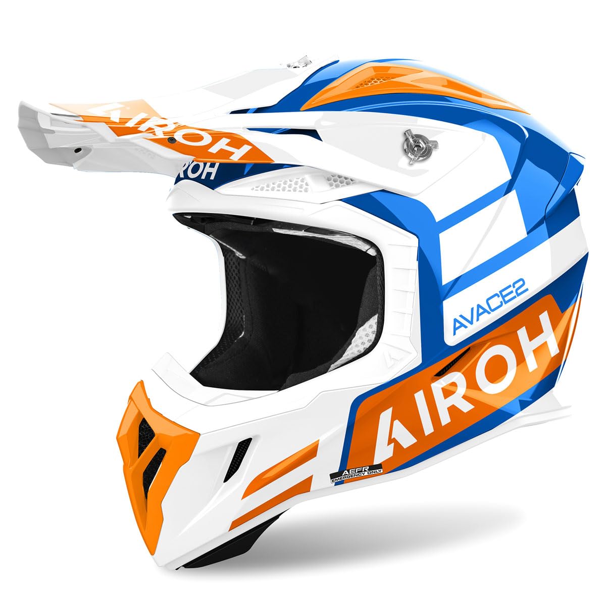 Casque AIROH AVIATOR ACE 2 SAKE en composite haute résistance Orange M - 4