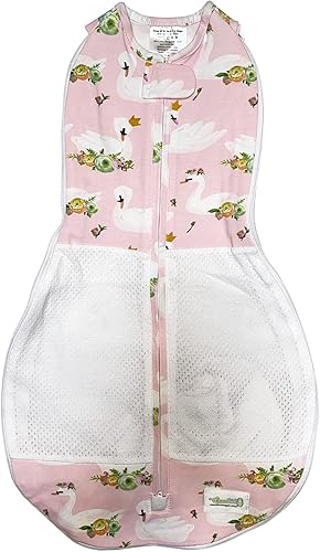 Woombie Grow with Me - Saco de dormir y manta para dormir, diseño de cisne princesa