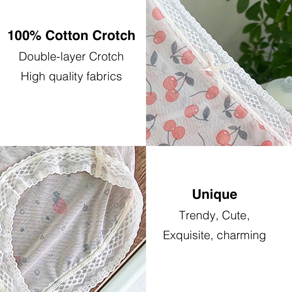 新品未使用⭐︎jnhearts Airily Bottoms Flower Women's Underwear Cotton Panties Cartoon Floral Print Star