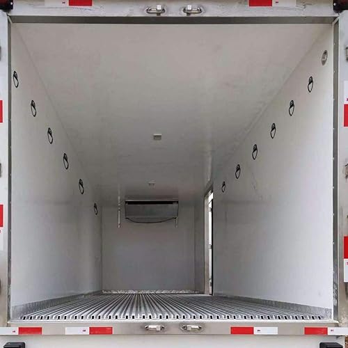 Miniatura 6 de Anclajes de amarre de carga, 10 piezas de anillo en V de acero de 2 pulgadas de diámetro, anclaje para remolque para carga en camiones, camionetas,