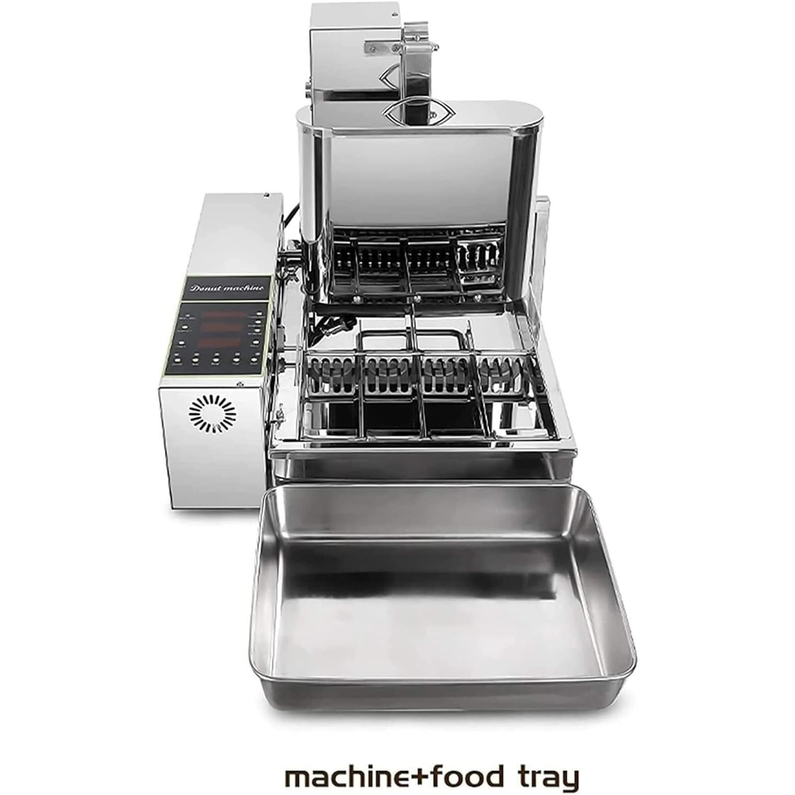 Máquina automática de donas de 4 filas de acero inoxidable con control digital