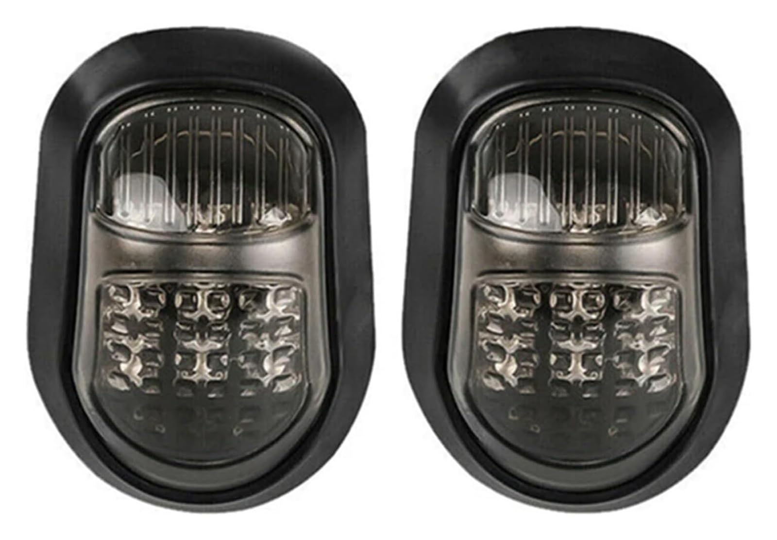 12 V Motocicleta Intermitente Lámpara Montaje Empotrado Ámbar Luz intermitentes moto indicadores