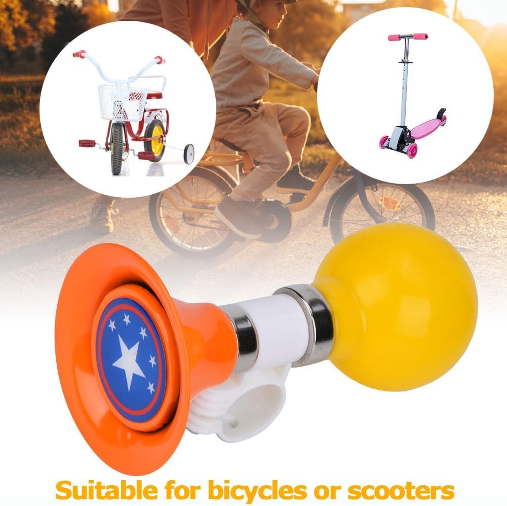 Ayaaa Clacson da bicicletta per bambini, 6 pezzi, campanello per bicicletta, Air Horn di sicurezza, Accessori Bici, per bambini, per manubrio