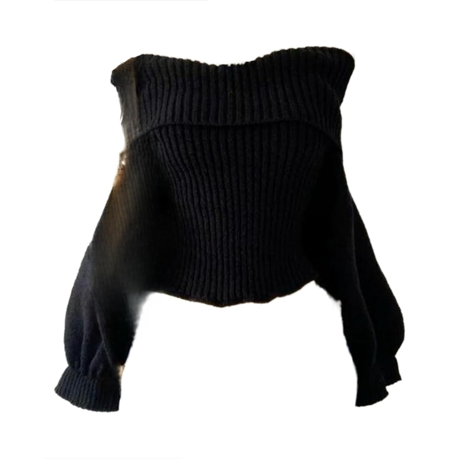Y2k Plaid Kawaii Off Shoulder Tops Women Cutecore Coquette Sweater Cute Grunge Emo 2000s Long Sleeve Knitt Top