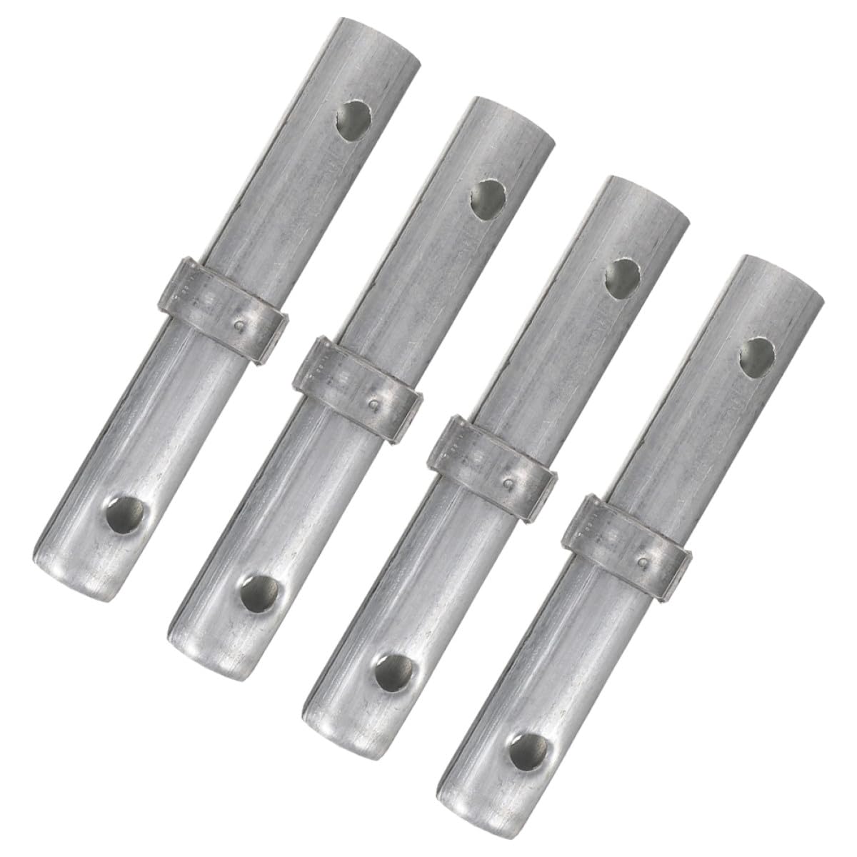 OSALADI Goupilles de Verrouillage Accessoires Mobiles Précis pour Échafaudage 4pcs en Acier Argenté pour Environnements de Construction