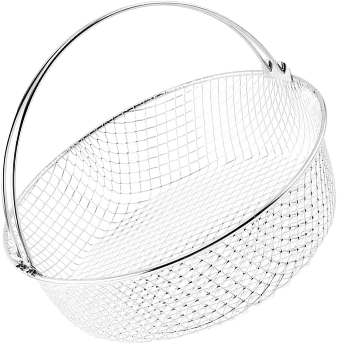 Fryer Basket with Handle, 304 Stainless Steel Mesh Basket
