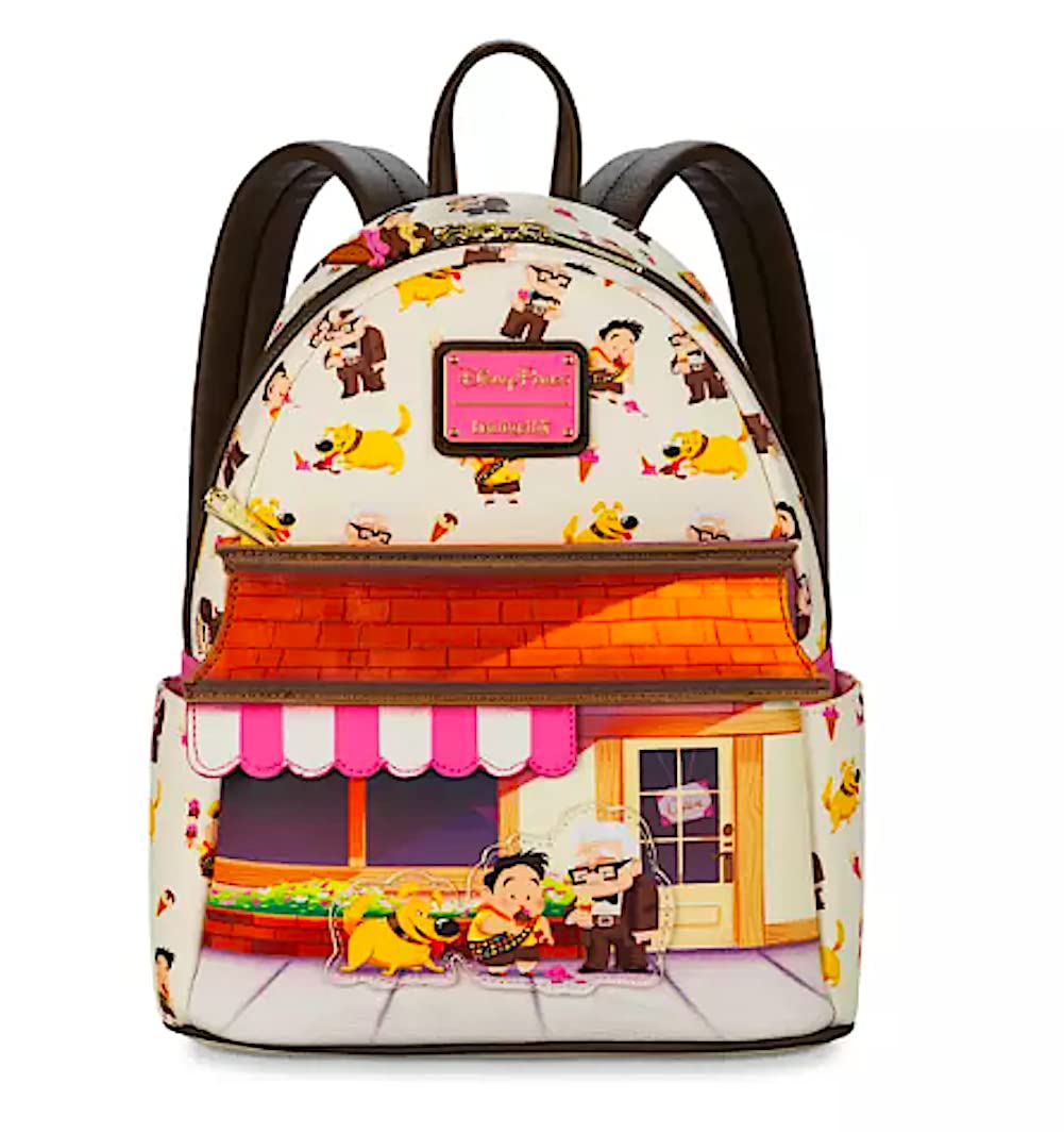 Loungefly Disney Parks Mini Zaino - Pixar Up, Beige, Medium, Zaino