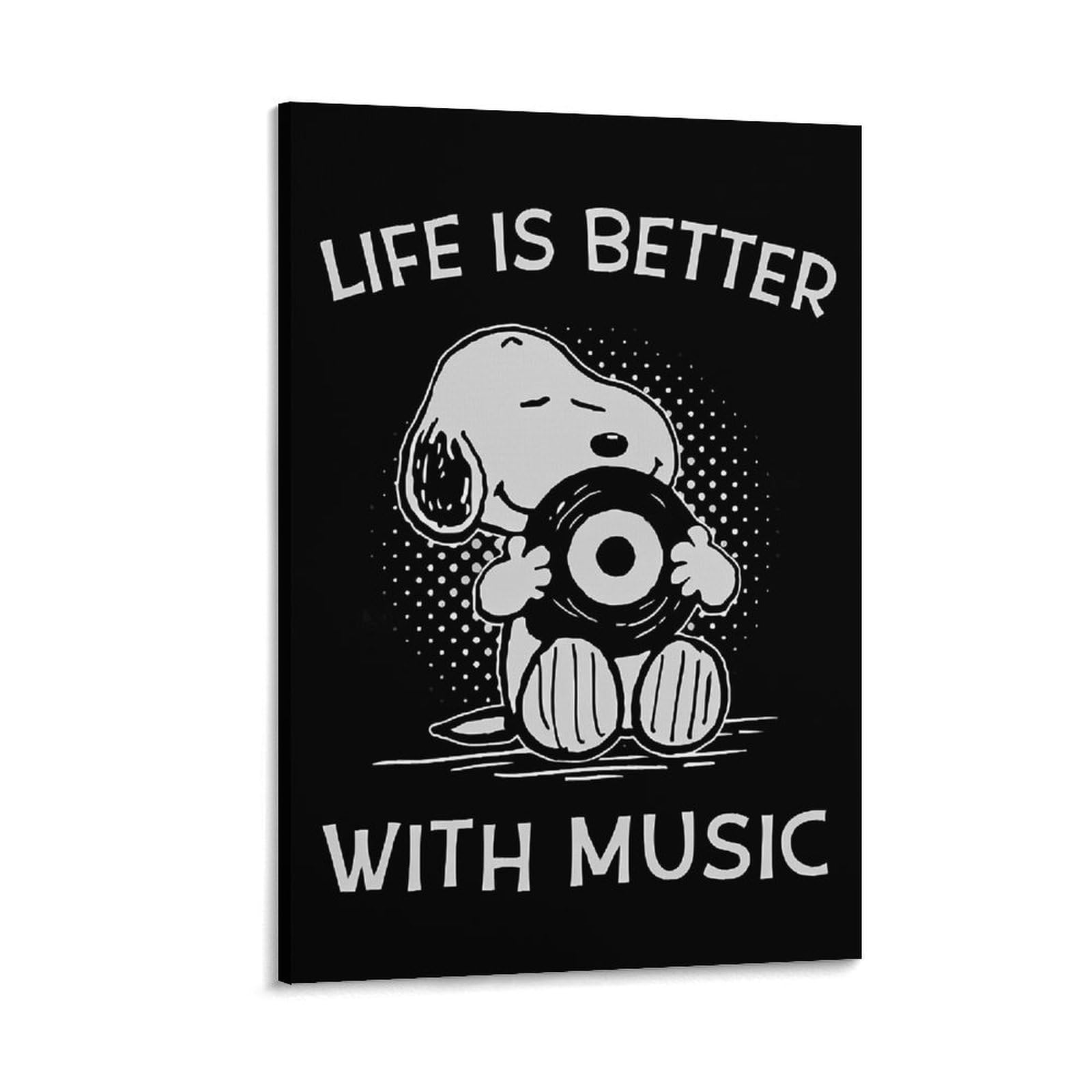 Snoopy キャンバスアート 60×90cm (Frame-style)