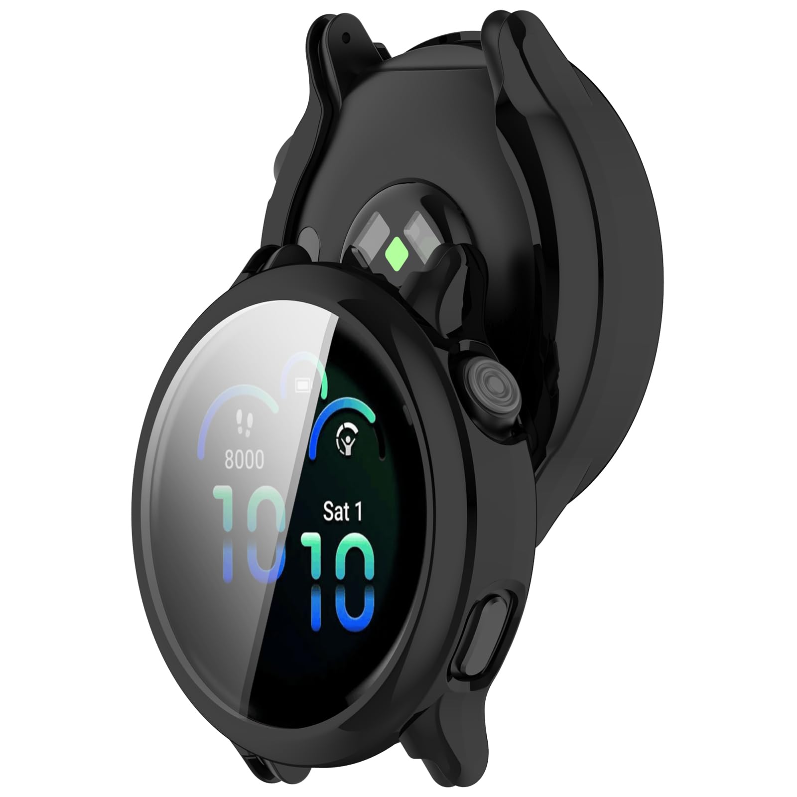 Kit 3x Vetro Temperato E 4x Tappi Antipolvere Per Garmin Vivoactive 6 – Protezione Schermo E Caricatore