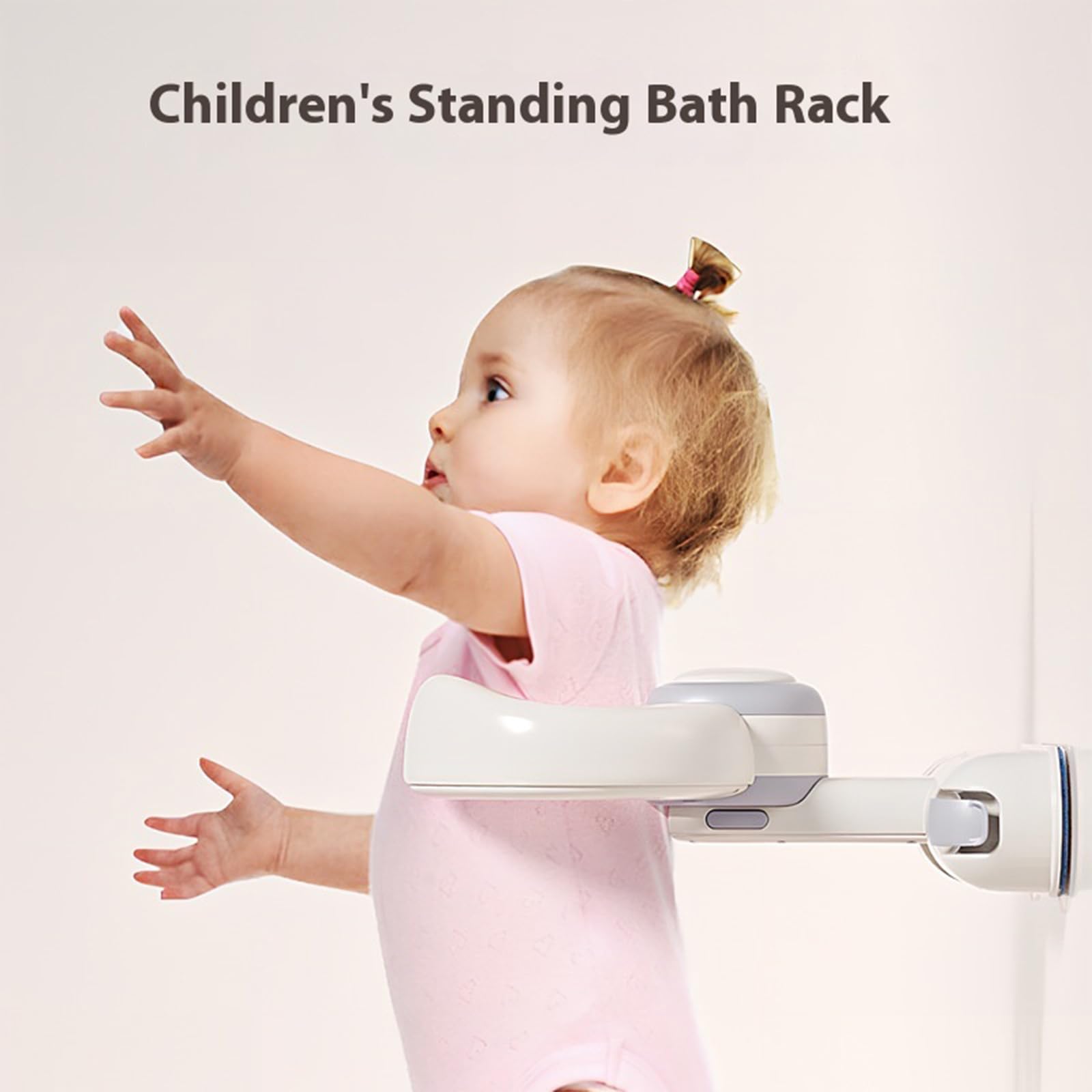 Faltbarer Baby-Badewannensitz für stehende Dusche, sicheres ergonomisches Design, Kleinkind-Badehilfe 6-36 Monate, Kleinkinder, faltbare Babywanne
