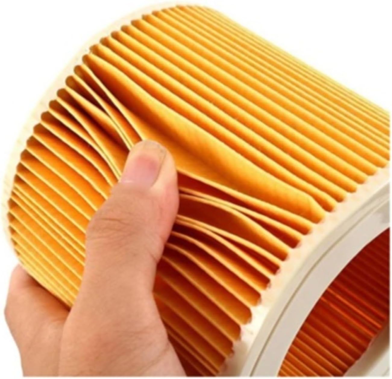 Compatible for Karcher，WD3 WD3,200 WD,3300 MV3 WD3,500 Vacuum Cleaner Parts Filter Paper Dust Bags Replacement Fliters Accessories(15PCS)