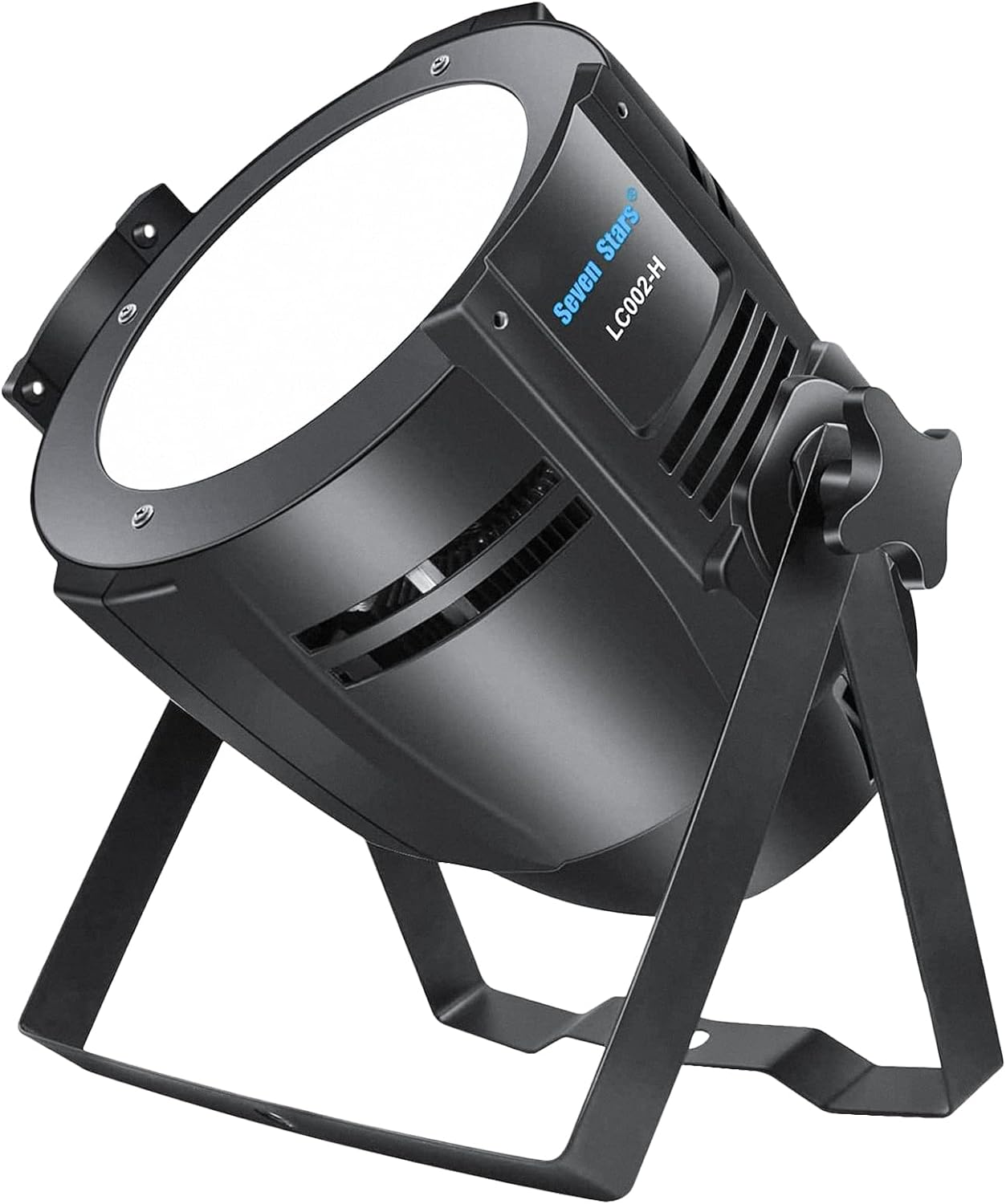 Seven Stars 200W COB Lights, LED Par Light Warm White & Cool White Stage Wash Lights, DMX Stage Lights for Church/Party/Stage Show/Club/Karaoke?1 Pack?