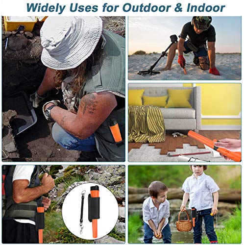 Kuman Pin Pointer Water Resistant Metal Detectors With Holster Treasure Hunting Unearthing Tool Accessories Buzzer Vibration Automatic Tuning Kw30 #TOP6