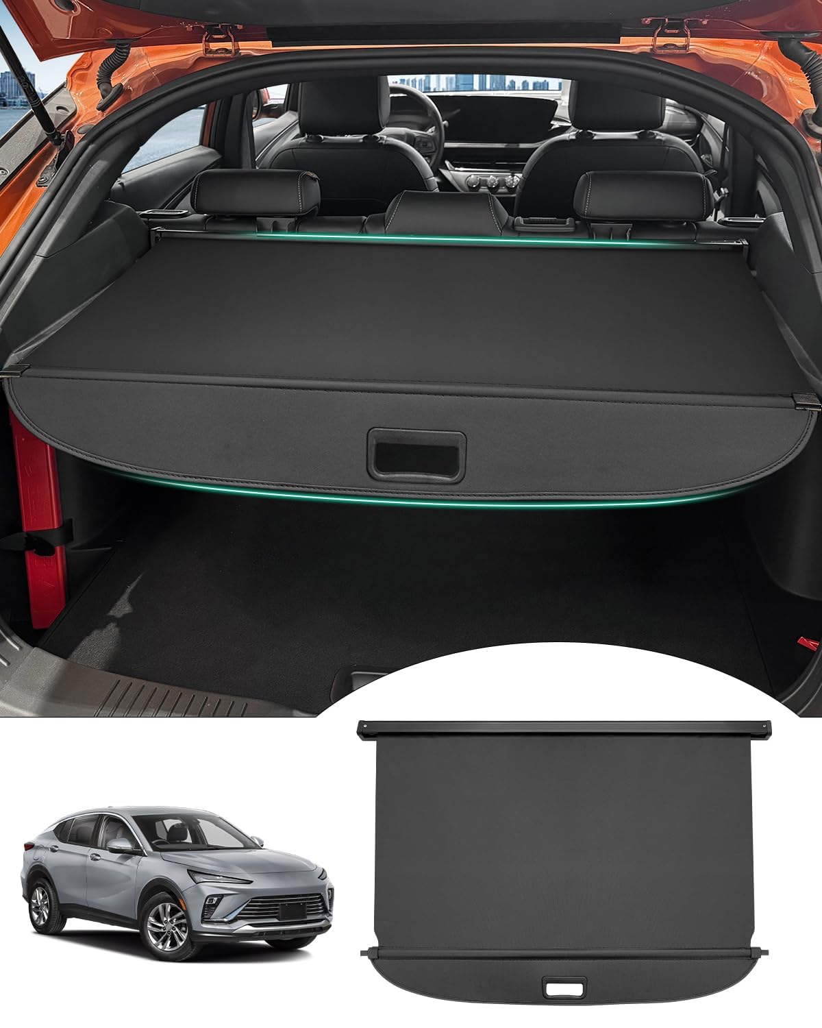 Powerty Cargo Cover for 2024 Buick Envista Accessories, Canvas