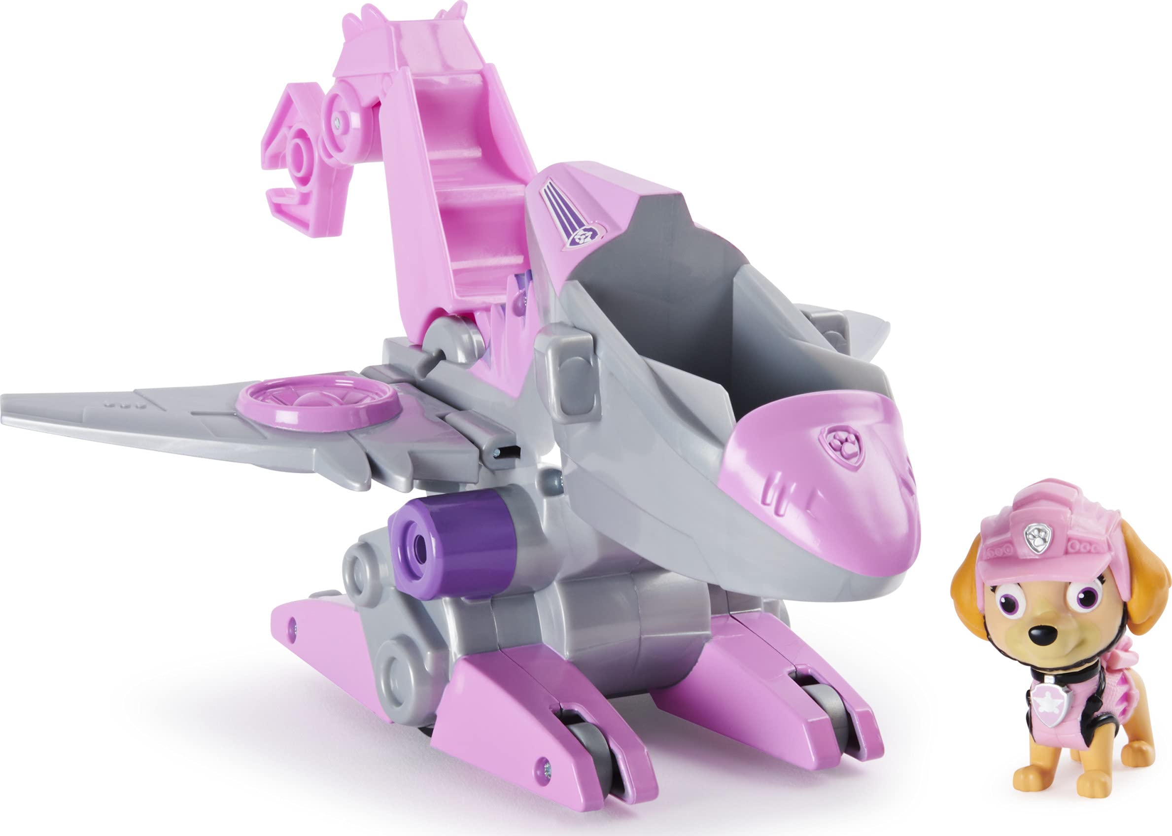 Paw Patrol Dino Rescue Skye’s Deluxe Rev Up Vehicle with Mystery Dino | amzdealz