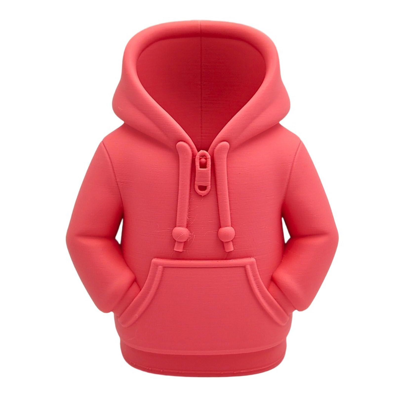 Lerpwige Innovative Printed Hoodie Desk Organizers Pen Holders Multipurpose Storage For Pens Decoration Smooth Customizable Color Pen Holders