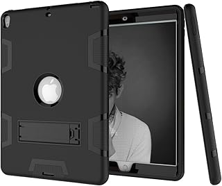 Capa com suporte para iPad Pro 10,5, capa híbrida para iPad Pro 10,5, capa híbrida de silicone de camada tripla à prova de choque, capa rígida com suporte para iPad Pro 10,5 [não serve para iPad Pro 9,7]