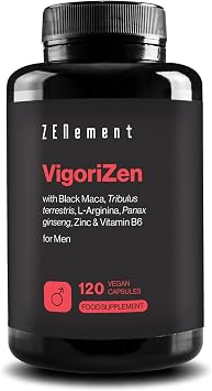 VigoriZen - Black Maca, Tribulus & Panax Ginseng - 120 Vegan Capsules