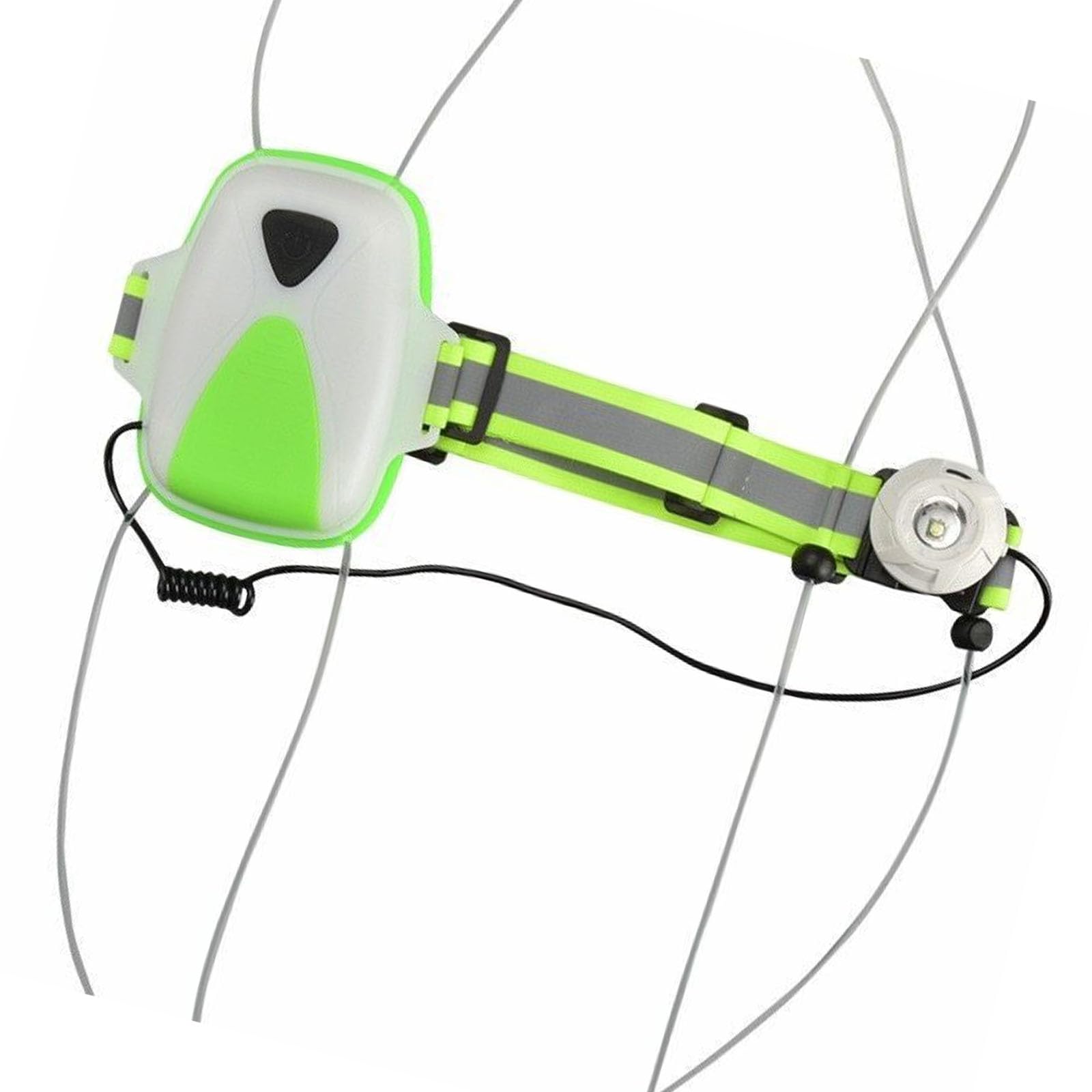Gilet de course à pied LED rechargeable USB avec bandes lumineuses et ajustement ergonomique