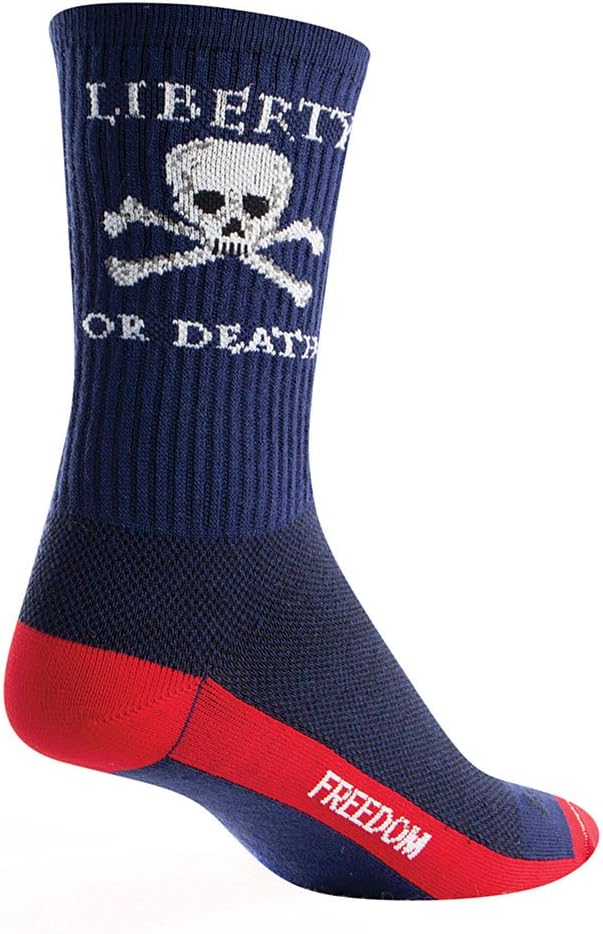 Men's Crew Cuff Liberty or Death Socks