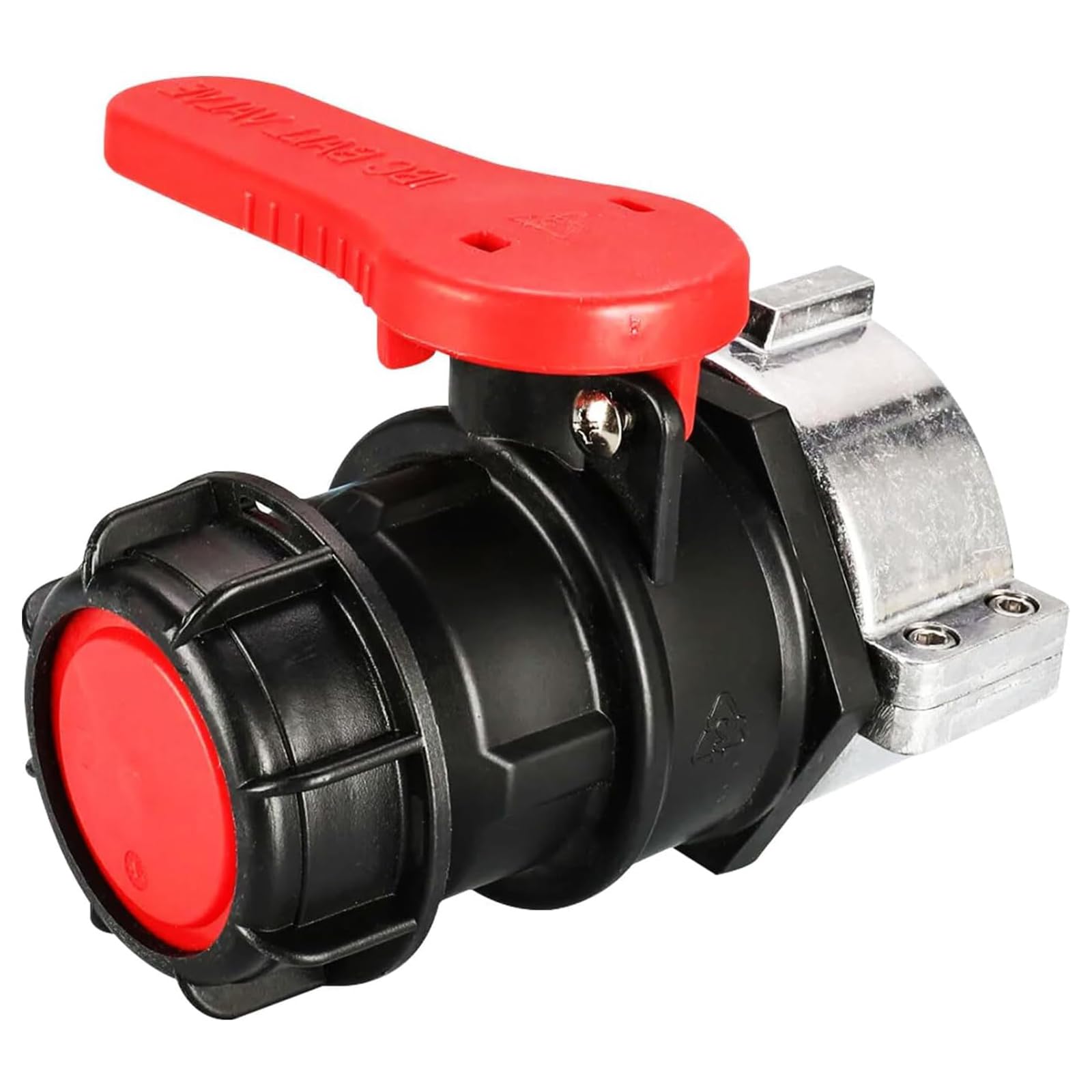 Qsvbeeqj Multicolor Ball Valves Adapter Erosion Resistant 75Mm Shutoff Water Tanks For Industrial Liquid Container Draining Acid Resistant Ball Valves For Containers