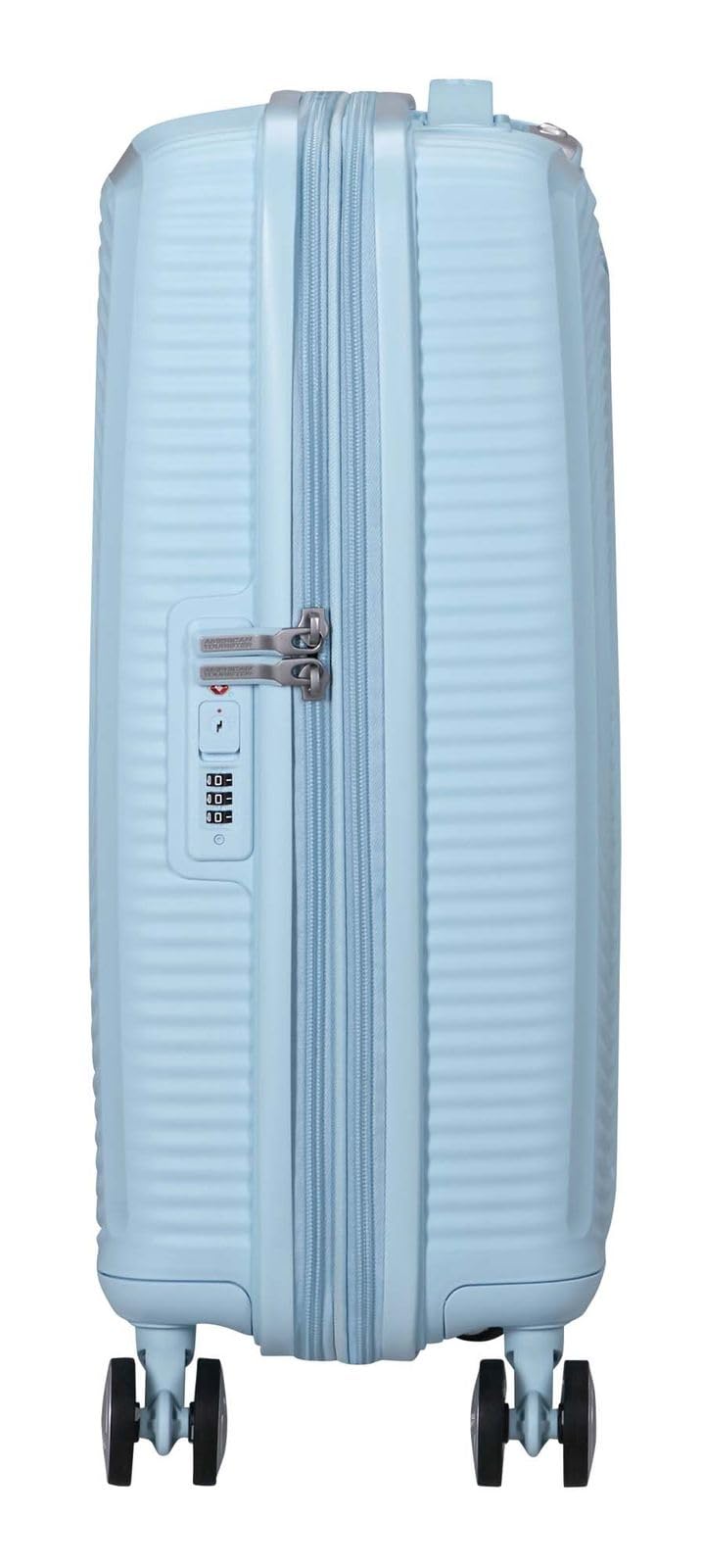 American Tourister Soundbox Spinner 55/20 TSA EXP Trolley Pastel Blue