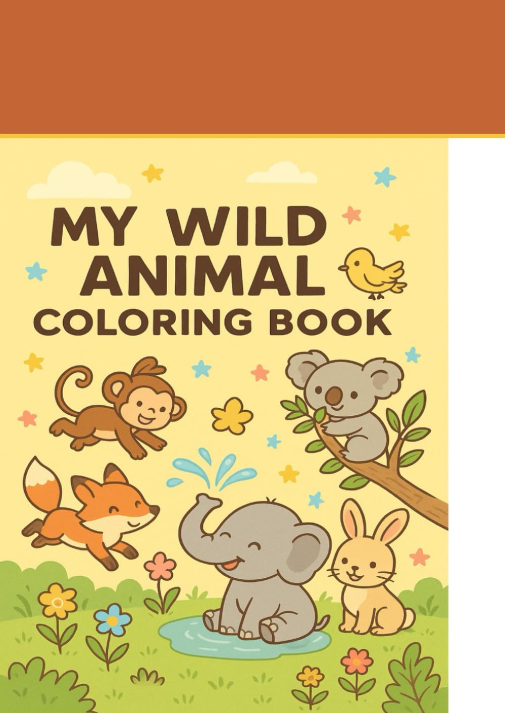 "My Wild Animal - Coloring Book" ist ein liebevoll gestaltetes Malbuch für Kinder, das die schönsten Tiere aus Wald, Dschungel, Savanne, Meer und Wiese zeigt.