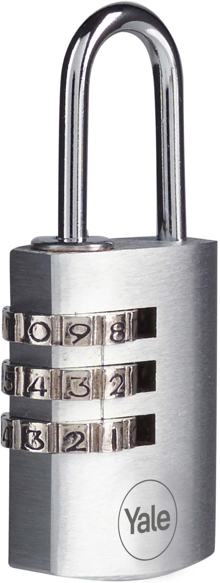 Y151B/22/120/1 Standard Security 22mm Brass 3 Digit Combination Padlock