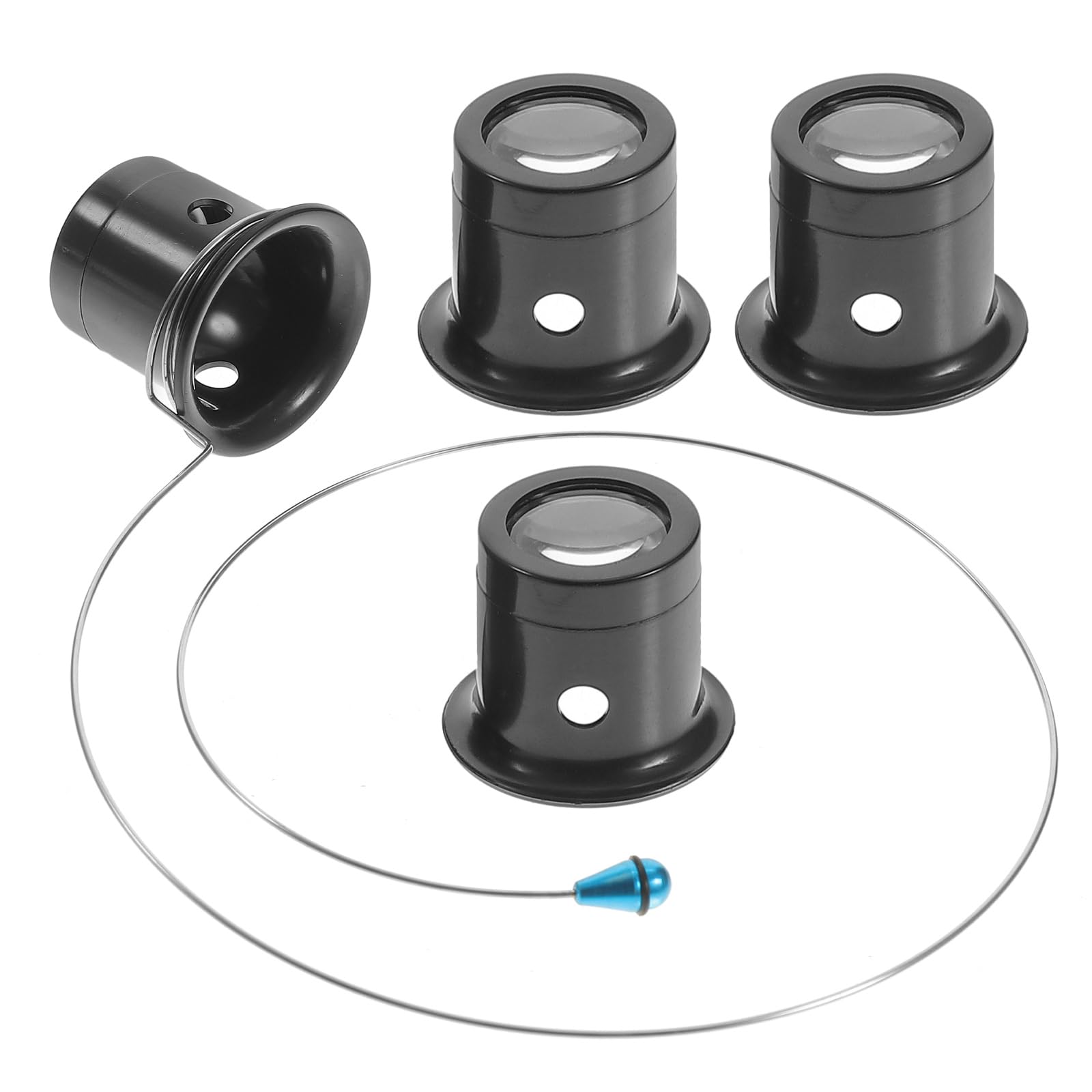 Hemobllo 10X Watch Repair Magnifier Loupe Head-Mounted Magnifying Glass for Jewelry Identification and Watchmaker Inspection