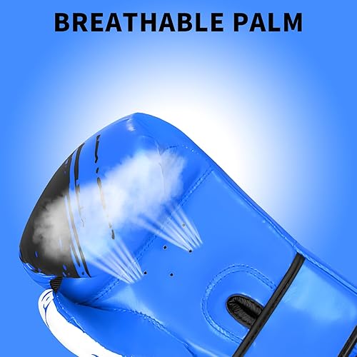 Miniatura 5 de Guantes de boxeo para niños, guantes de entrenamiento para saco de boxeo, MMA, UFC, Muay Thai, Karate, Kickboxing