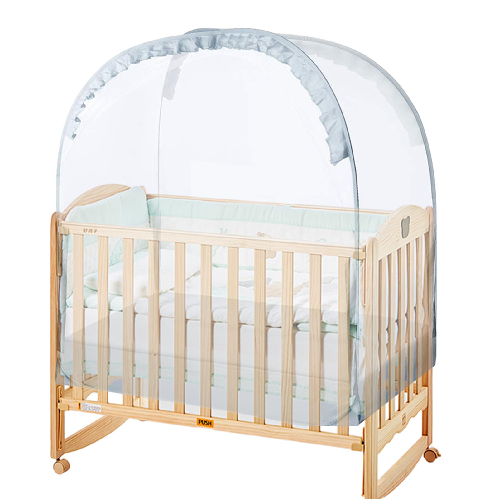 Filet de Berceau pour Garder bébé en Toute sécurité Pop-up en Respirante | Tente de lit pour bébé empêchant de grimper hors du lit Utilisable pour la crèche, la chambre, l'école, l