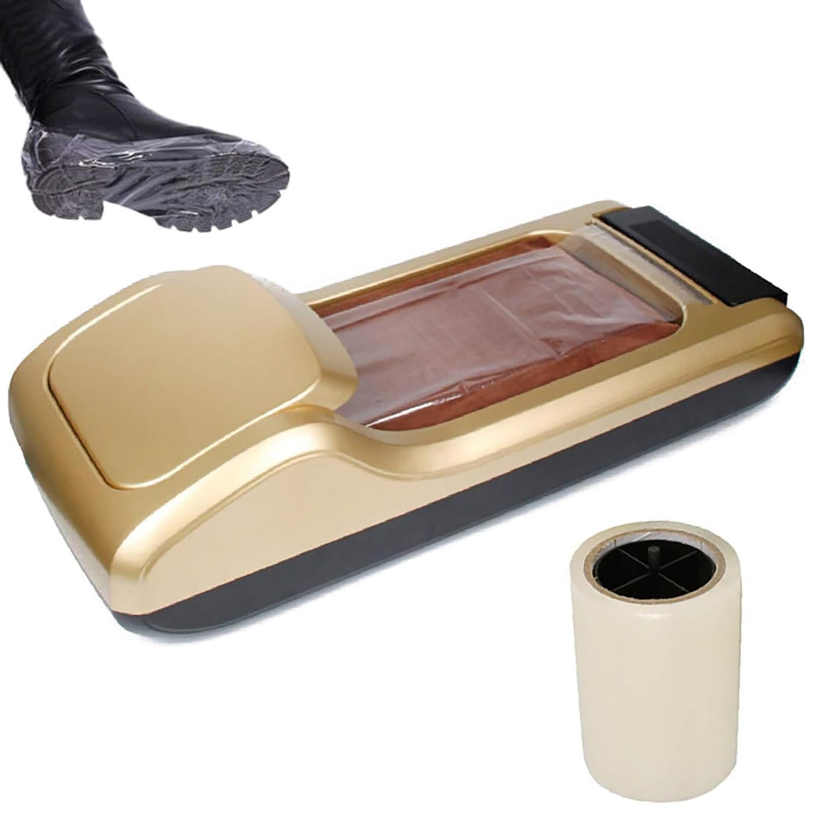 Distributore automatico di copriscarpe con membrana antiscivolo monouso, ideale per casa, ufficio e negozio