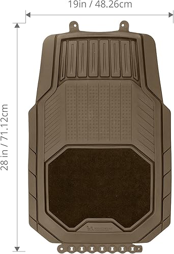 Miniatura 7 de Michelin Alfombrillas de coche resistentes para todo tipo de clima, 4 piezas, ajuste inteligente, a medida, cierre de agarre seguro, cobertura