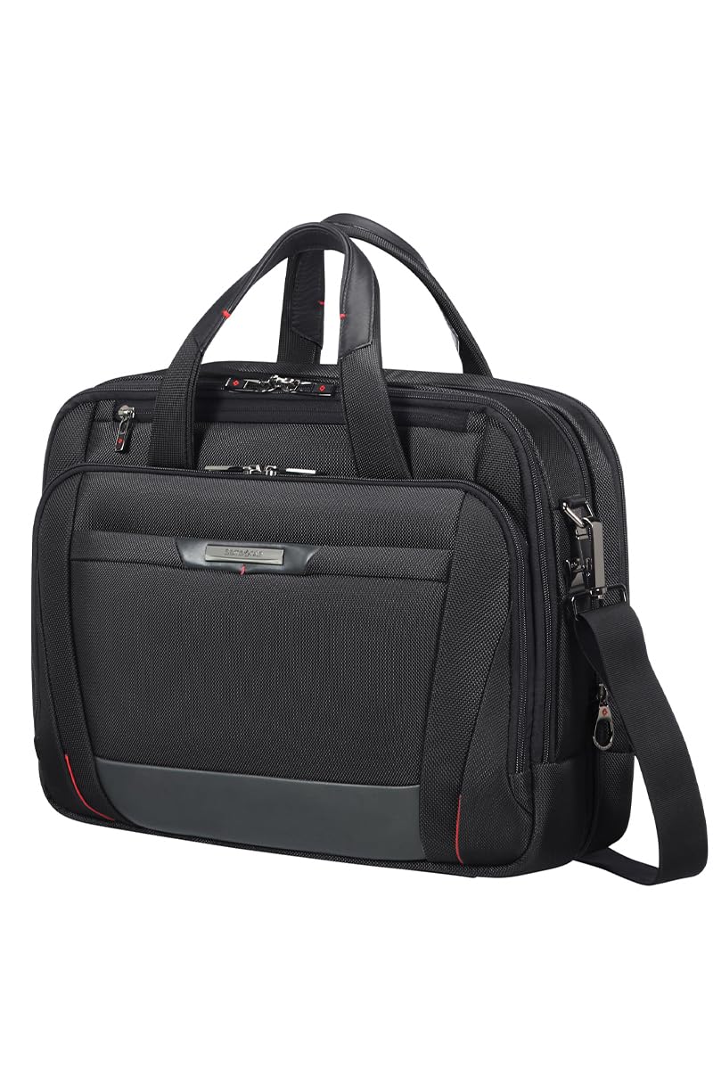 Pro-Dlx 5 15.6" Laptop Bailhandle Bag, Black|RPET|RFID Protection|Adjustable Strap|Expandable|Water Resistant Material - 2 Years International Warranty