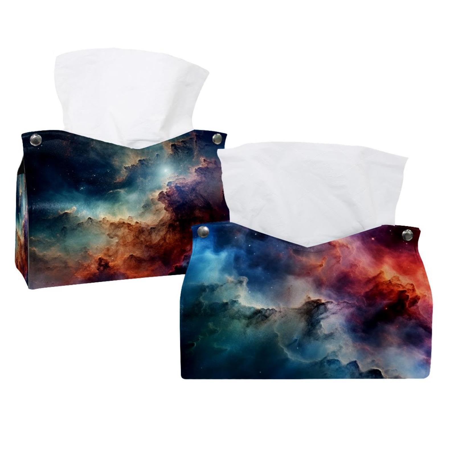 Porte-mouchoirs nébuleuse cosmique pour une atmosphère relaxante et sereine chez soi