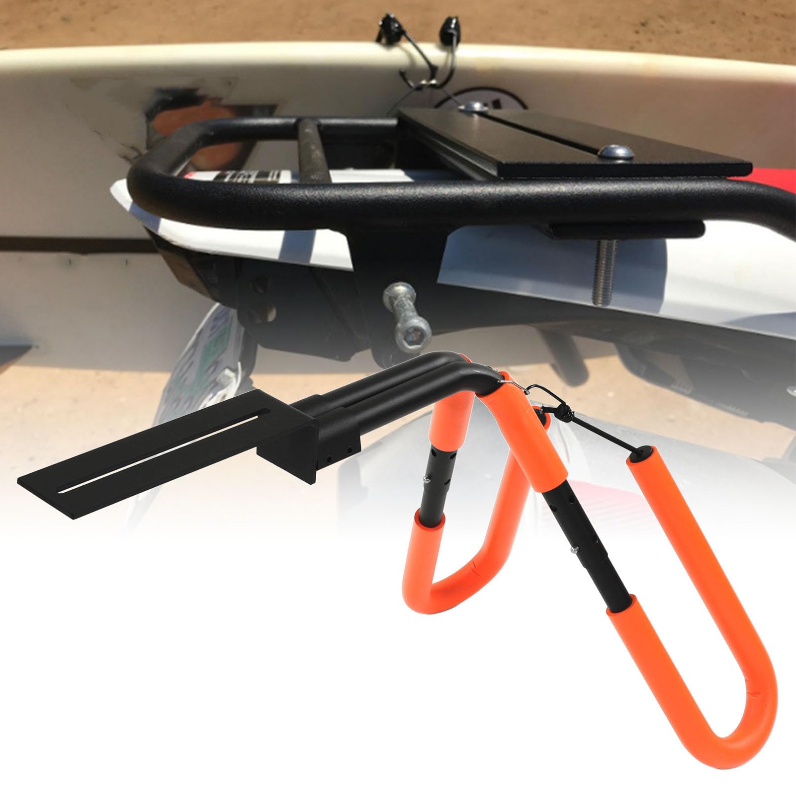 Luocute Surfboard Motorcycle Rack, Aluminiumlegierung Winkelverstellbar