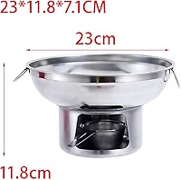 Vista 3 de Olla caliente china tradicional mini olla caliente utensilios de cocina al aire libre olla china pequeña olla caliente de acero inoxidable olla