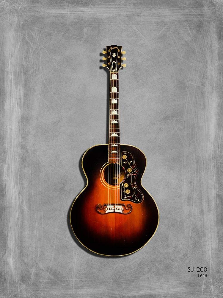 Posterazzi Pdxrgn114888large Gibson Sj 200 1948 Mark Rogan Poster