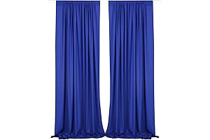 Royal Blue Backdrop Curtains: Enhancing Events with an Azure Hue