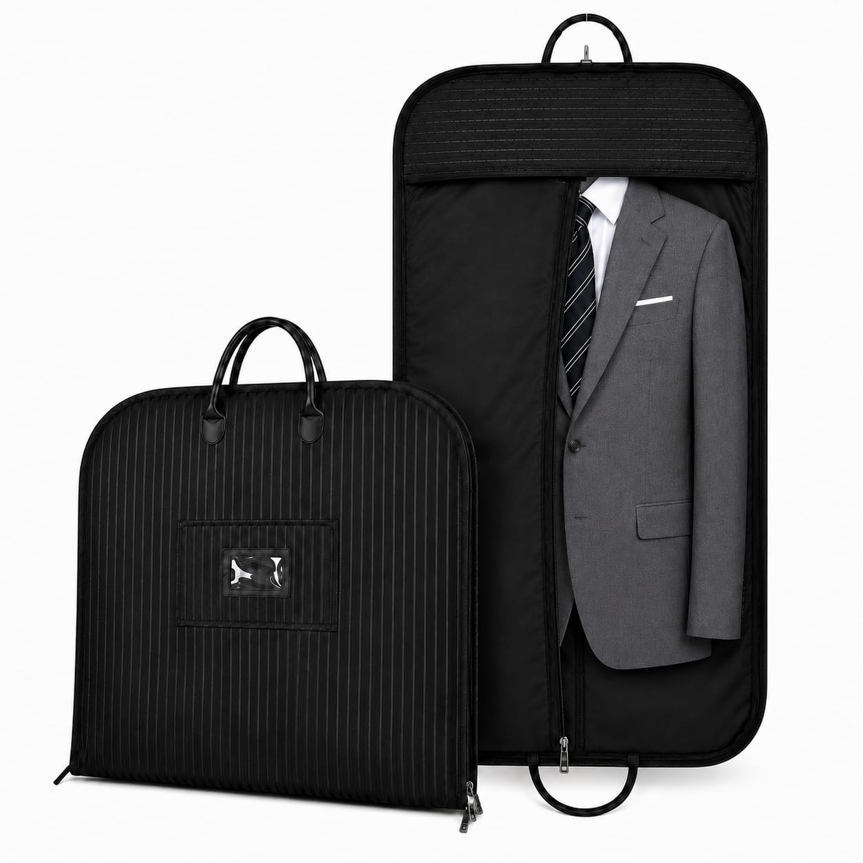 BINBE Suit Bag Oxford Fabric for Travel Suit Carrier, Black 100 x 60 cm