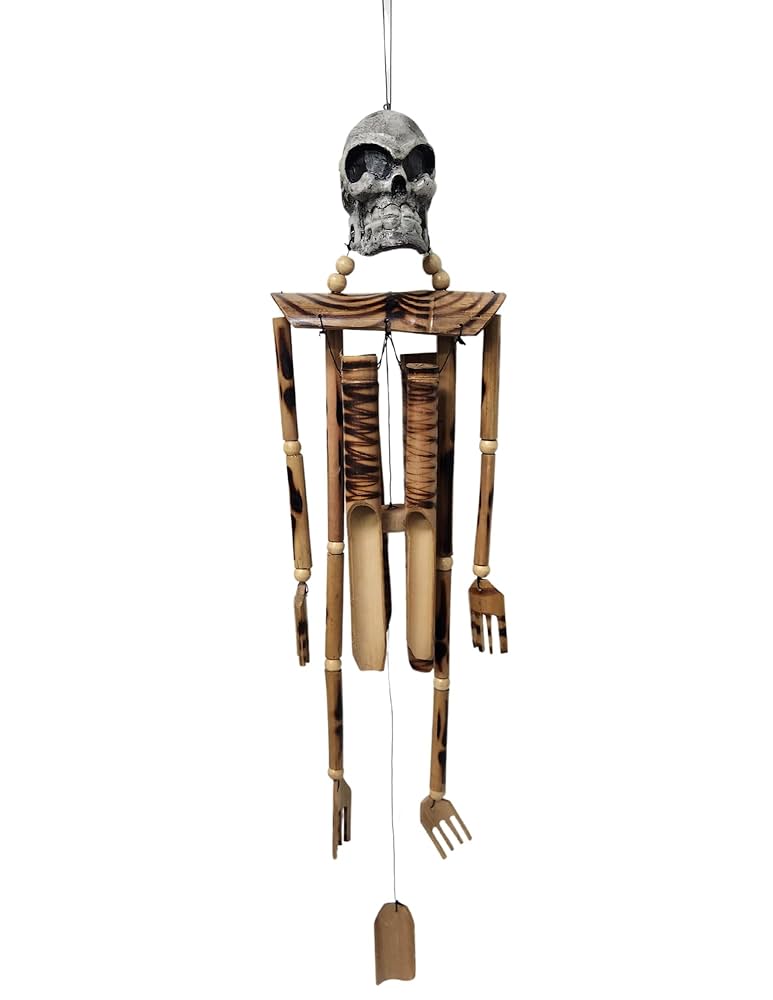 kamizon  Amazon.com : Skeleton Wind Chime : Patio, Lawn & Garden