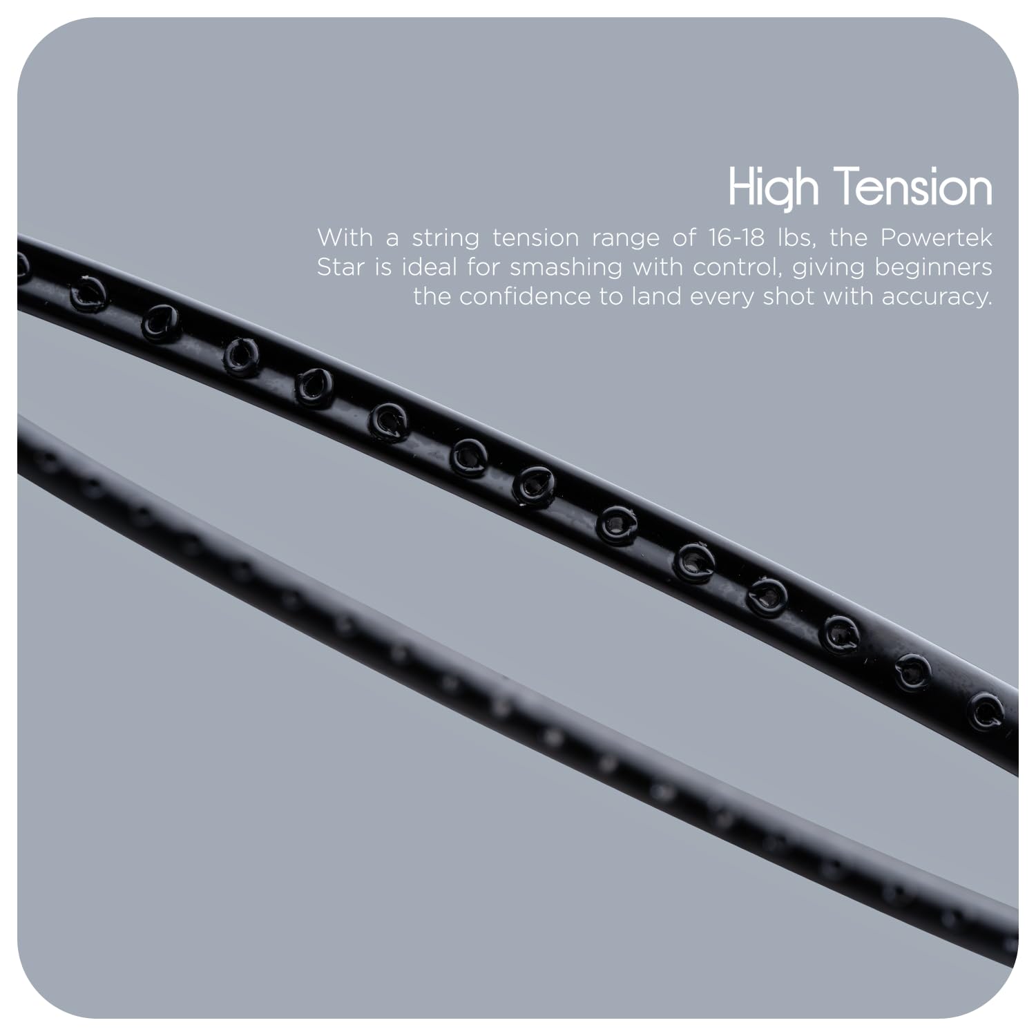 Hundred Powertek Star - Set di Racchette da Badminton Unisex Adulto