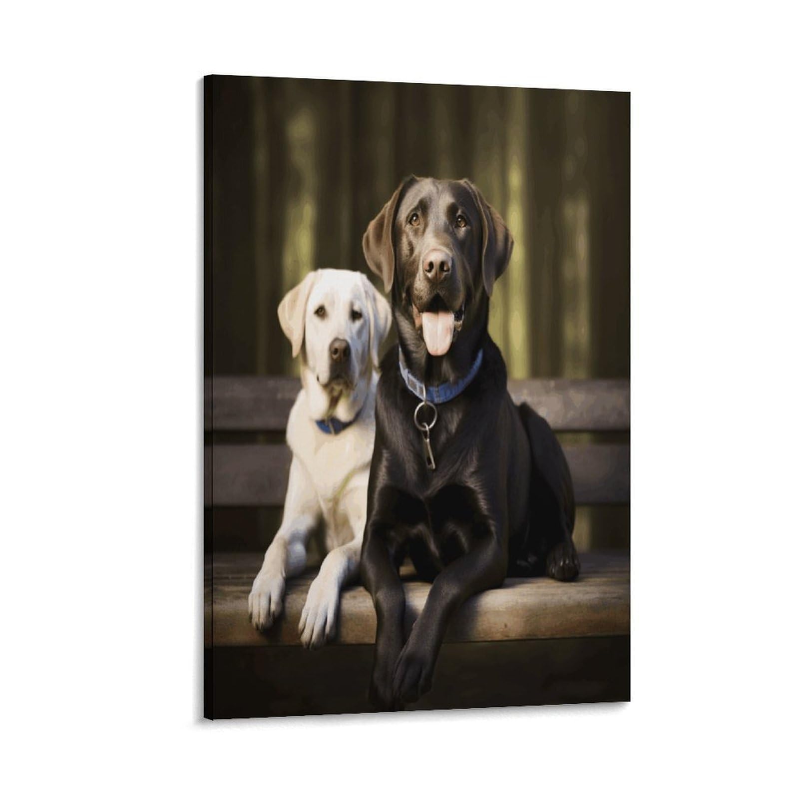 VstaDank Labrador Canvas Wall Art on Canvas Prints Artwork Exquisite Decor Artwork Hang Wall Picture Hangable Decor Painting Picture Printed Poster Art for Home Decor 20x30inch(50x75cm)