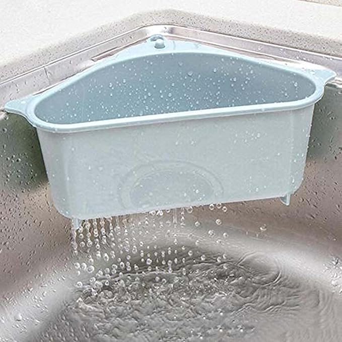 AKRIZA Corner Sink Strainer Basket Multipurpose Kitchen Sink Corner