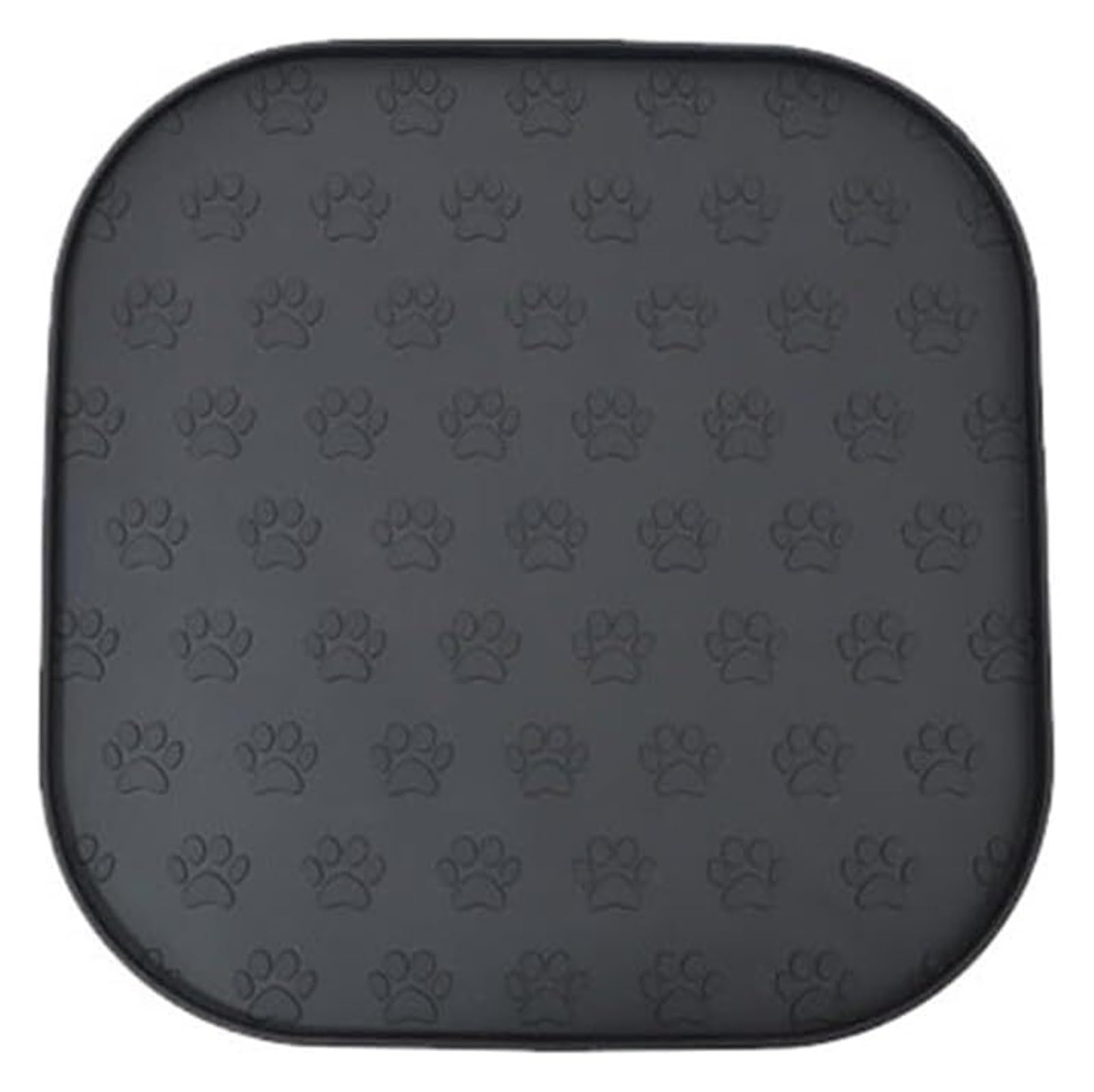 Mata do karmienia zwierząt domowych, Podkładki silikonowe dla zwierząt domowych, podkładki do karmienia psów(Square(Black))