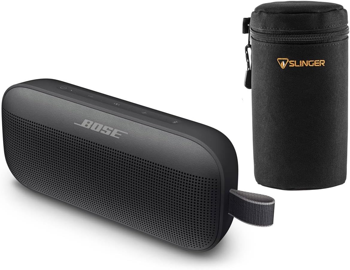 Bose SoundLink Flex Bluetooth Speaker, Black with Slinger