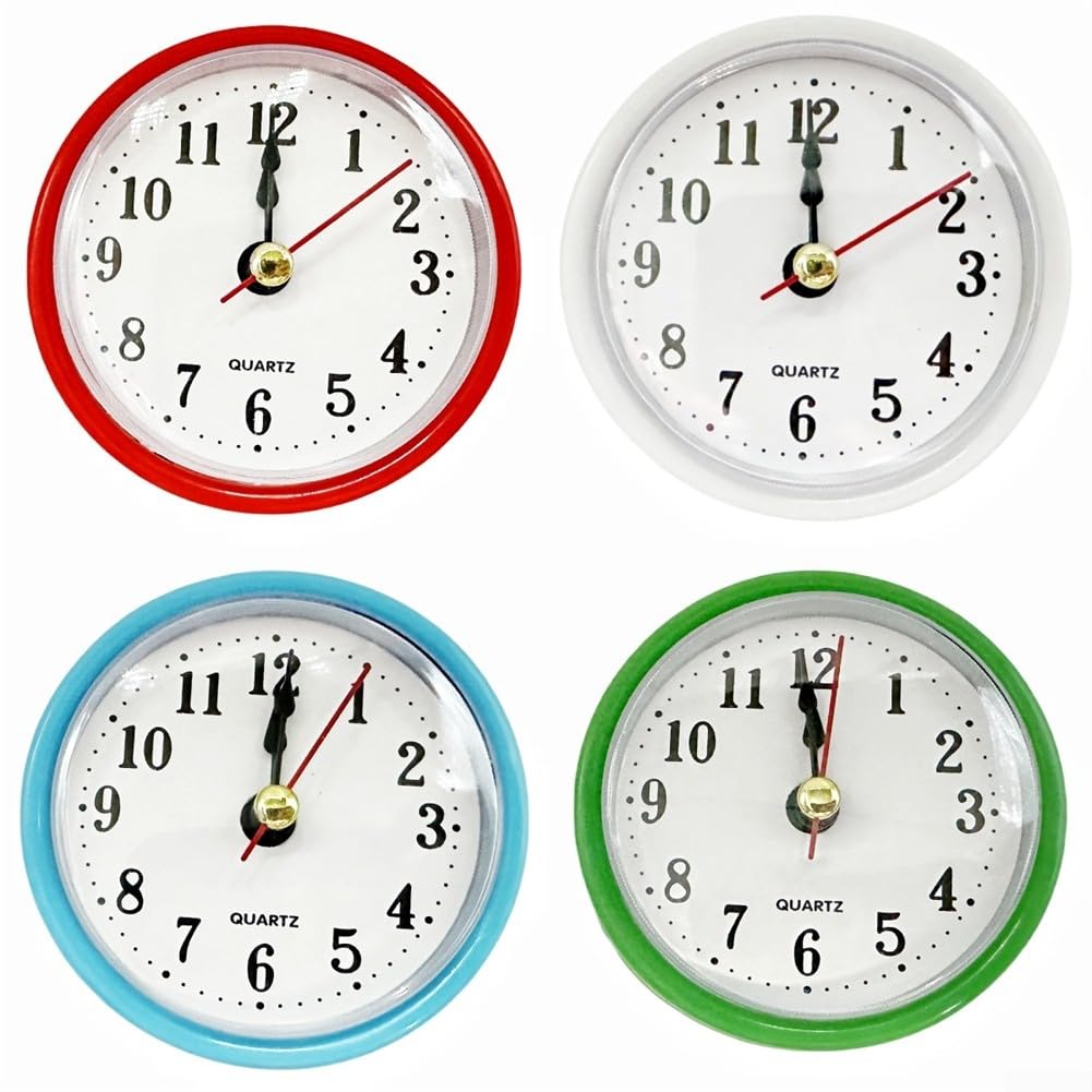 HPLIVE Insert Horloge Quartz 65 Mm Doré - Chiffres Arabes, Mécanisme De Rechange DIY
